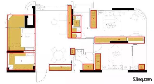 家装3室1厅装修效果图 家就应该是随处可见温馨舒适